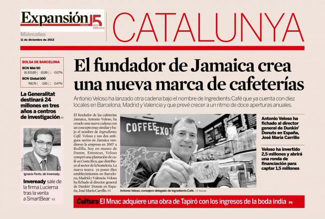 Interview Antonio Veloso newspaper expansión