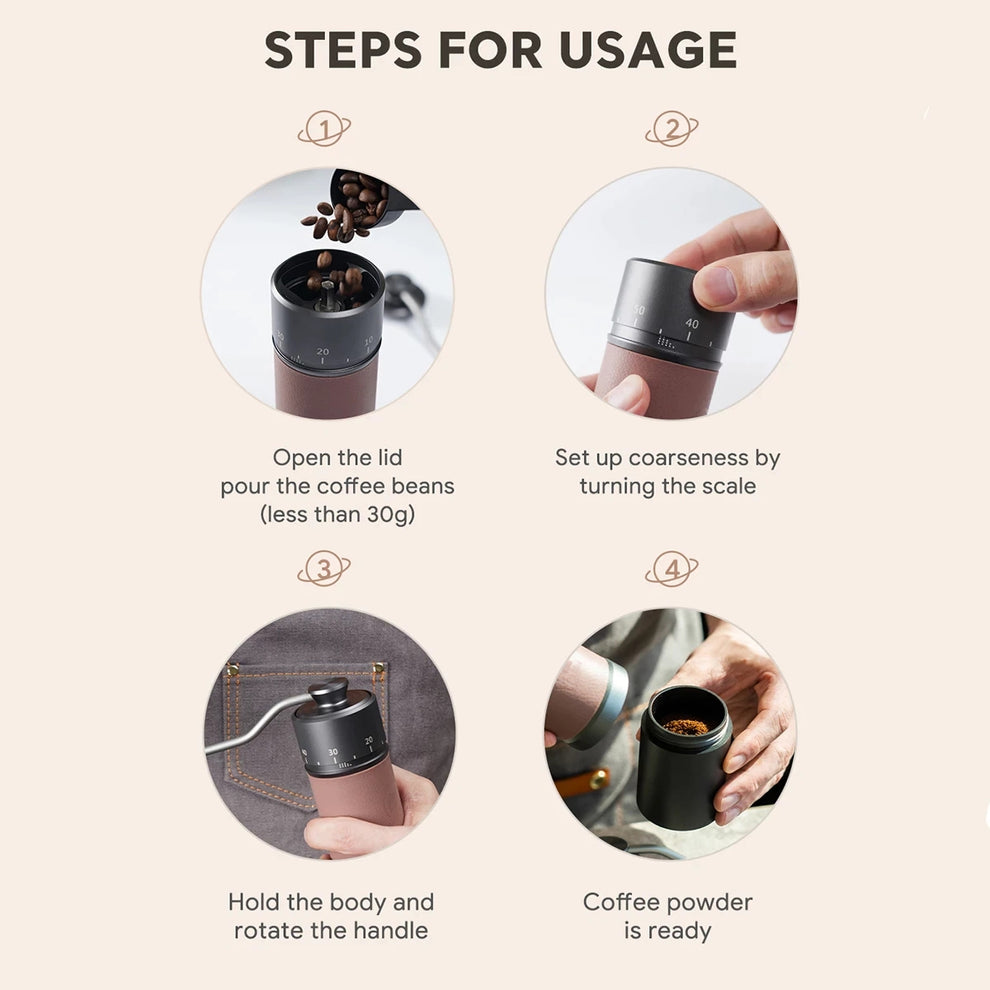 icafilas exterior professional manual grinder 15